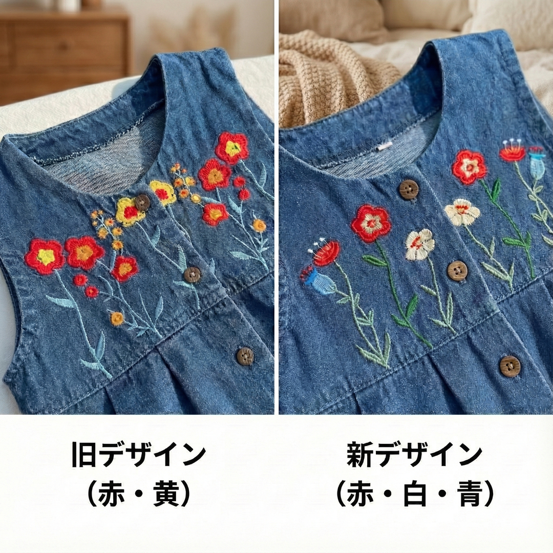 BABY】フラワー刺繍デニムオールインワン – PetitKid