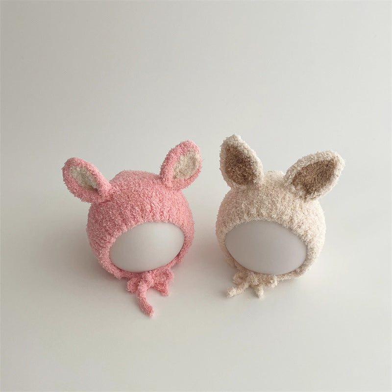 BABY】うさぎさんふわふわボンネット – PetitKid