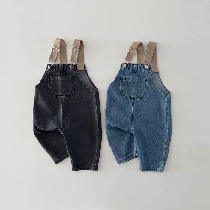 60-90】デニムストラップサロペット – PetitKid