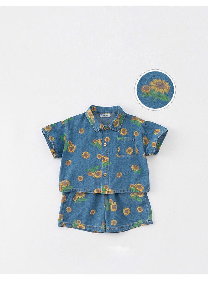 BABY＆KIDS】ひまわりデニムセットアップ – PetitKid