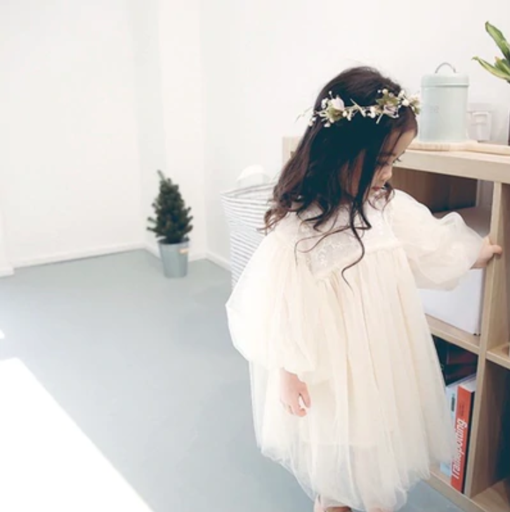 チュールボリュームワンピース – PetitKid