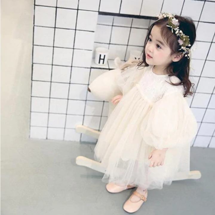 チュールボリュームワンピース – PetitKid